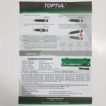 Динамометричний ключ 1/2" TOPTUL 535mm 40-210Nm ANAF1621 - Зображення 6