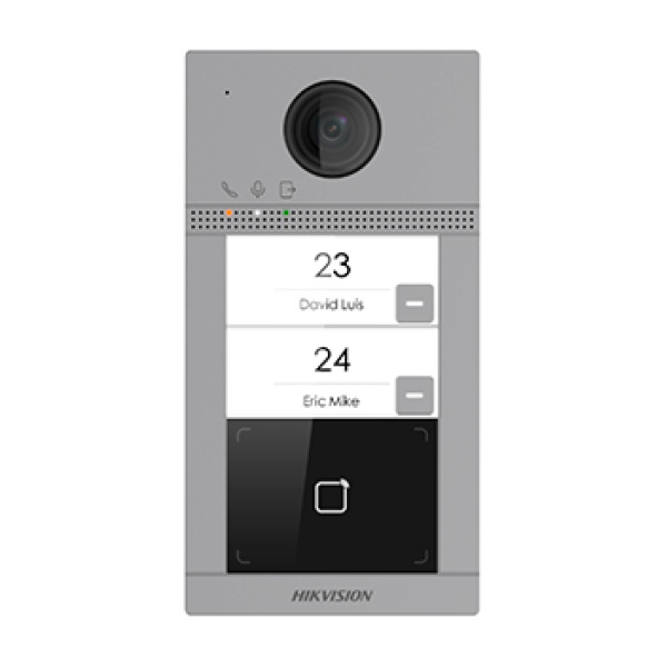 2 Мп IP вікна панель на 2 абоненти з ІК підсвічуванням і Wi-Fi DS-KV8213-WME1 (B)