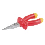 Щипці прямі діелектричні MASTERTOOL 160 мм хром-ванадій CrV6150 HRC 50~55 27-2160