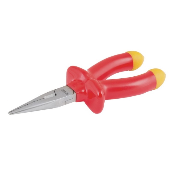 Щипці прямі діелектричні MASTERTOOL 160 мм хром-ванадій CrV6150 HRC 50~55 27-2160