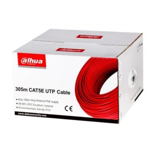 Кабель Віта пара Dahua (для внутрішньої прокладки) UTP CAT5e 305м PFM920I-5EUN