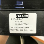Форсунка 1мм для фарбопультів D-951-MINI HVLP ITALCO NS-D-951-MINI-1.0 - Зображення 2