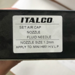 Сопло 1,2мм для фарбопульта D-951-MINI HVLP ITALCO NS-D-951-MINI-1.2 - Зображення 3