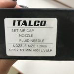 Сопло 1,2мм для фарбопульта D-951-MINI LVMP ITALCO NS-D-951-MINI-1.2LM - Зображення 2