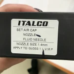 Форсунка для фарбопультів Gloss LVMP 1,4мм ITALCO NS-Gloss-1.4LM - Зображення 3