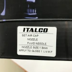 Форсунка для фарбопультів Gloss LVMP 1,8мм ITALCO NS-Gloss-1.8LM - Зображення 2