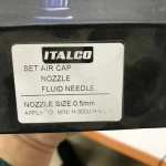 Дюза для фарбопульпу H-3003-MINI 0,5мм ITALCO NS-H-3003-MINI-0.5 - Зображення 3