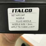 Сопло змінне для фарбопульта H-4004 LVMP, діаметр 1,3мм ITALCO NS-H-4004-1.3LM - Зображення 3