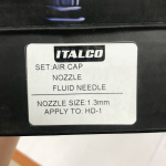 Змінна форсунка для фарбувальних пістолетів HD-1 LVMP, діаметр 1,3 мм ITALCO NS-HD-1-1.3LM - Зображення 4