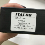 Змінний комплект форсунки 1,3мм для фарбопультів Shine LVMP ITALCO NS-Shine-1.3LM - Зображення 4
