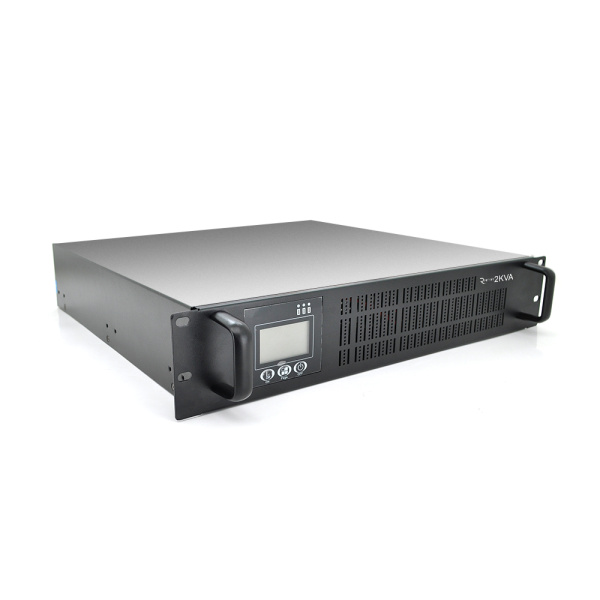 ДБЖ із правильною синусоїдою ONLINE Ritar RT-2KS-LCD, RACK 2000VA (1800Вт), 72 В, Вбудована батарея 12V 7,5 Ah х 6 шт (482*600*87), Q2