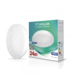 LED світильник настінно-потолковий TITANUM 24W 5000K Криві лінії