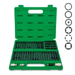 Професійний набір біт TORX, HEX, SPLINE, RIBE, SQ 60од. TOPTUL GCAI6003