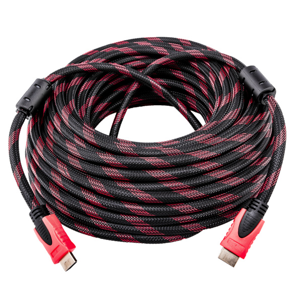 Кабель HDMI-HDMI Ver 1.4 для 3D 20 м (додаткове обплетення)