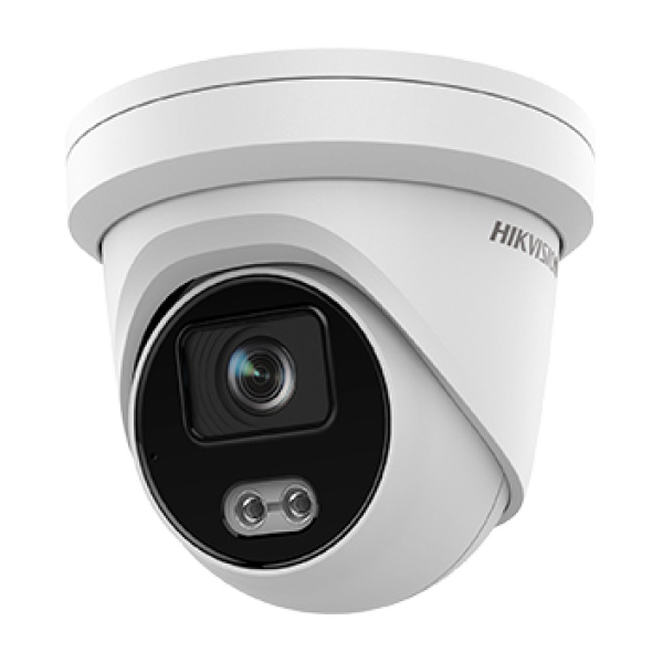 4 MP ColorVu купольна відеокамера зі звуком Hikvision DS-2CD2347G2-LU (C) (2.8 мм)