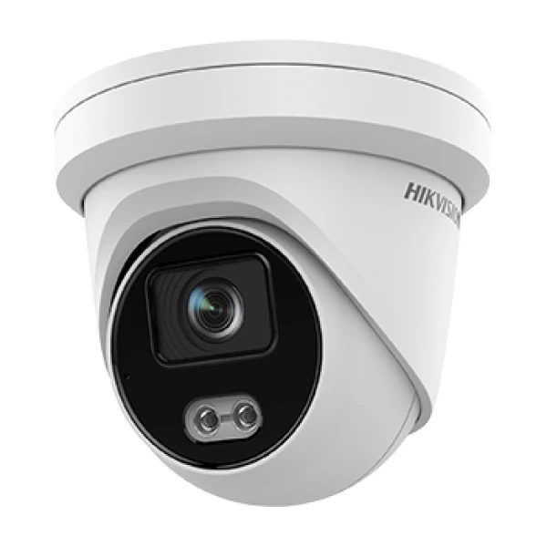 4 MP ColorVu купольна відеокамера зі звуком Hikvision DS-2CD2347G2-LU (C) (2.8 мм)
