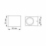 LED Світильник архітектурний AR011G IP54 VIDEX GU10 - Зображення 3