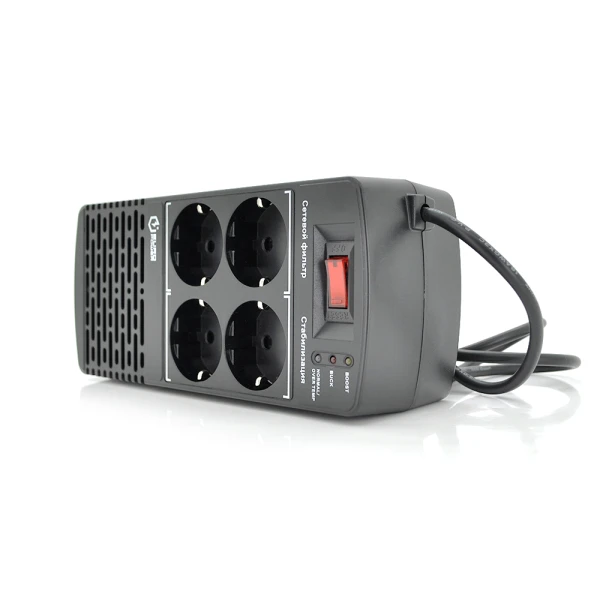 Стабілізатор напруги релейний Europower EPX-804 800VA 400W, input: 184 ~ 276V, output: 220V ± 10%, 4 SHUKO, Q