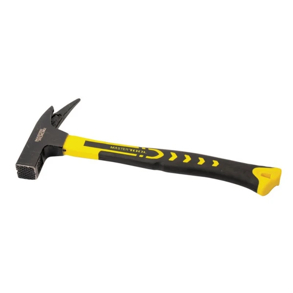 Покрівельний молоток MASTERTOOL 600 г рукоятка зі скловолокна 02-0120