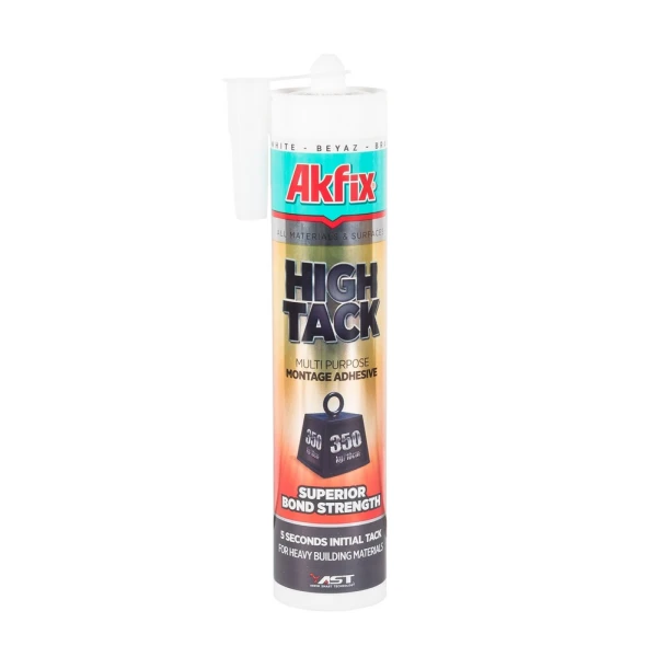 Клей-герметик AKFIX MS Polimer "All Bond" HIGH TACK 290 мл/510 г білий AMS55