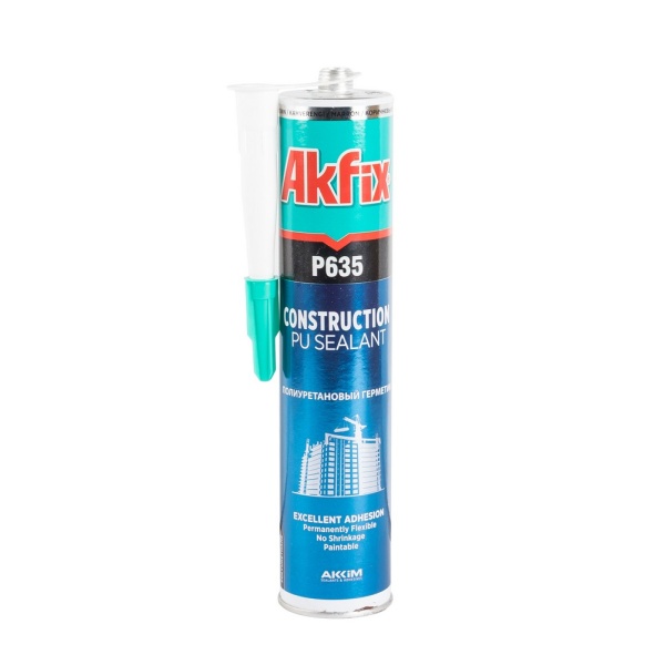 Герметик поліуретановий (будівельний) AKFIX P635 310 мл/410 г коричневий AA669