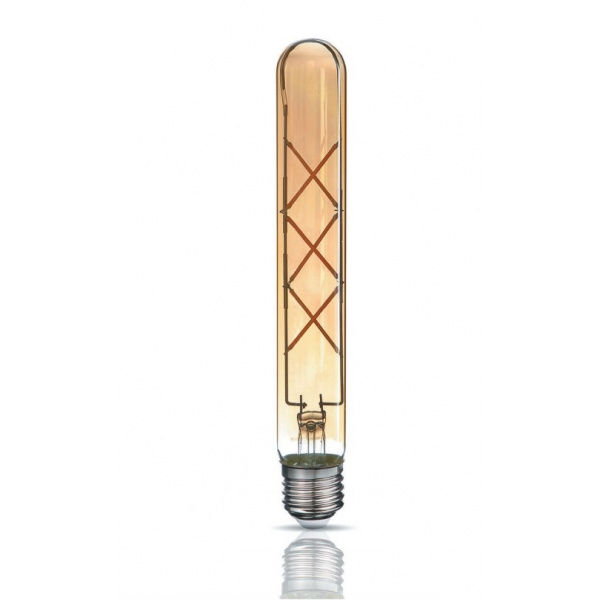 LED лампа TITANUM Filament T30 6W E27 2200K бронза