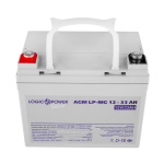 Аккумулятор мультигелевый AGM LogicPower LP-MG 12 - 33 AH - Зображення 2