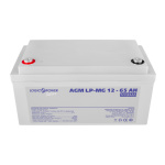 Аккумулятор мультигелевый AGM LogicPower LP-MG 12 - 65 AH SILVER - Зображення 2