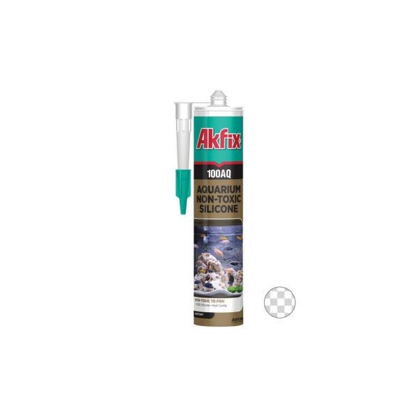 Силікон акваріумний AKFIX 100AQ 280 мл/340 г прозрачний SA080