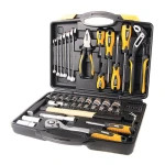 Набір інструментів торцевих насадок MASTERTOOL CrV 1/4" і 1/2" 56 шт в кейсі 78-5156