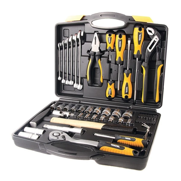 Набір інструментів торцевих насадок MASTERTOOL CrV 1/4" і 1/2" 56 шт в кейсі 78-5156