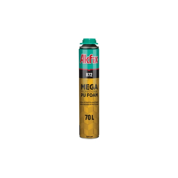 Піна монтажна всесезонна AKFIX 872 PROFI SUPER MEGA 70 л 850 мл/1035 г під пістолет FA018