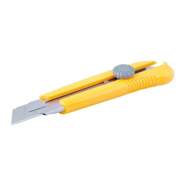 Ніж MASTERTOOL 25 мм ABS пластик з металевою направляючою з магнітом замок 17-0325