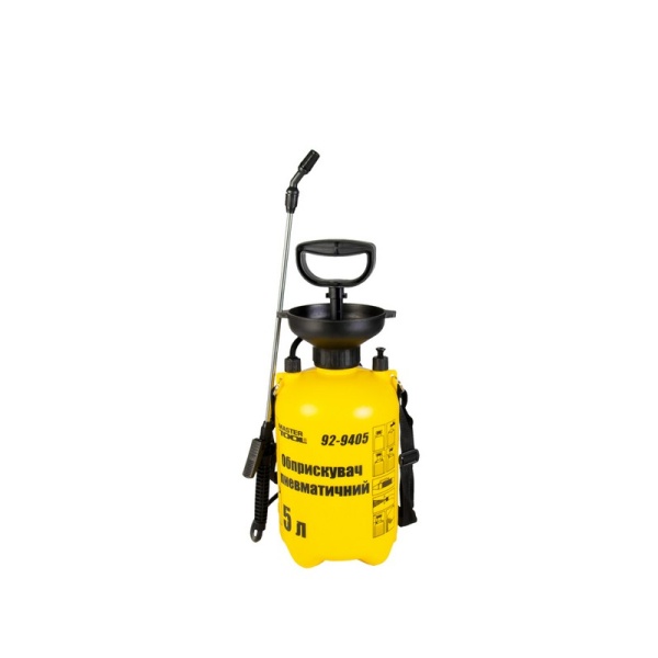 Обприскувач пневматичний MASTERTOOL 5 л штанга 43 см 92-9405