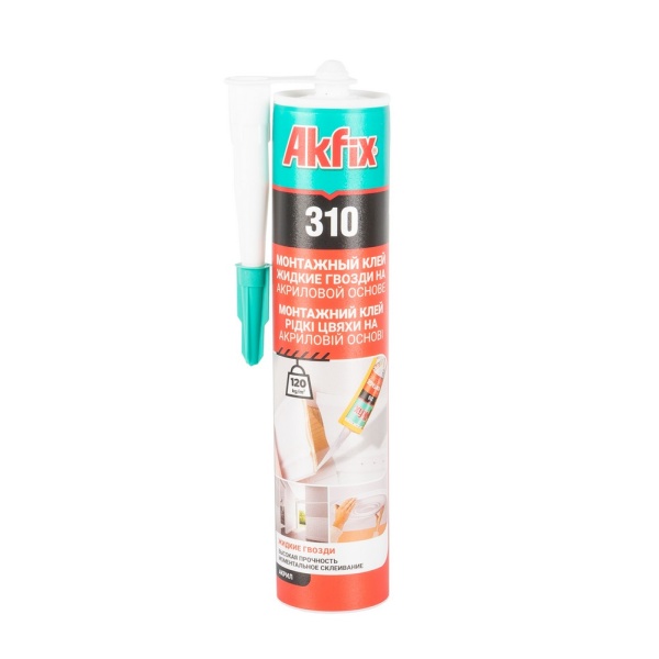 Гвозди рідкі акрилові AKFIX 310 310 мл GA200