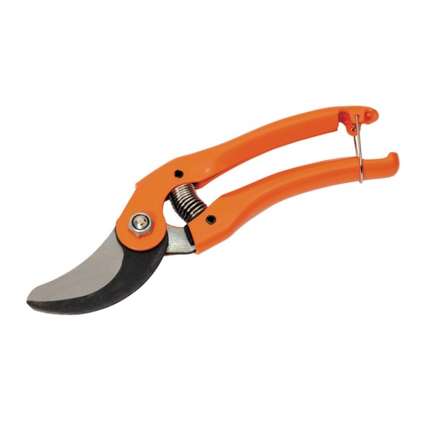 Секатор садовий MASTERTOOL 225 мм з металевими ручками леза Mn65 14-6109