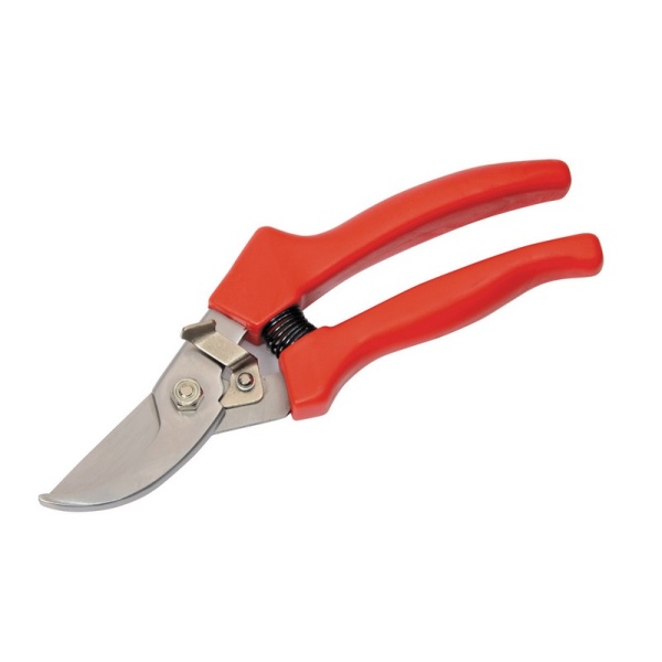 Секатор садовий MASTERTOOL 200 мм із пластиковими ручками лезо С45 14-6107