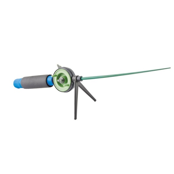 Вудка зимова MASTERTOOL котушка з курком №2 резинова ручка 92-0886