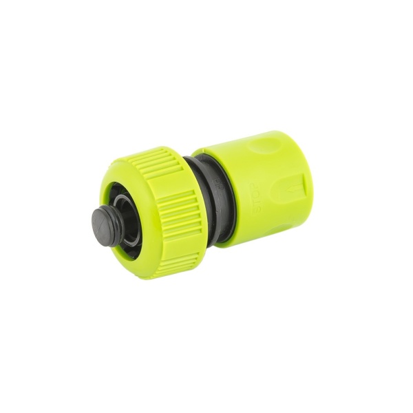 Конектор MASTERTOOL для шлангу 3/4" з клапаном STOP 92-9316