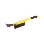 Щітка автомобільна MASTERTOOL зі скребком 175х10 мм L 520 мм жовта 84-0003