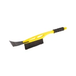 Щітка автомобільна MASTERTOOL зі скребком 175х10 мм L 520 мм жовта 84-0003