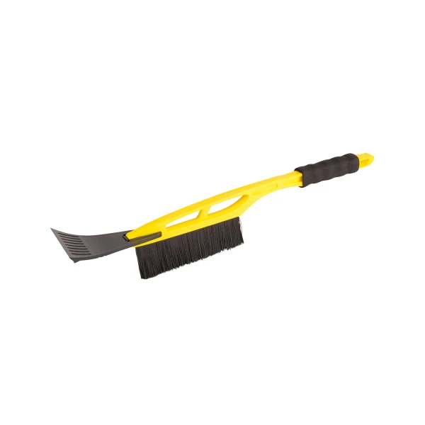 Щітка автомобільна MASTERTOOL зі скребком 175х10 мм L 520 мм жовта 84-0003