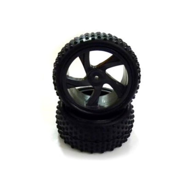 28659 1:18 Tire and Rim for Buggy and Short Course Truck 2P