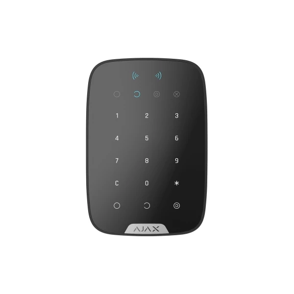 Бездротова сенсорна клавіатура з RFID-читачом та підтримкою Bluetooth Ajax KeyPad Plus black
