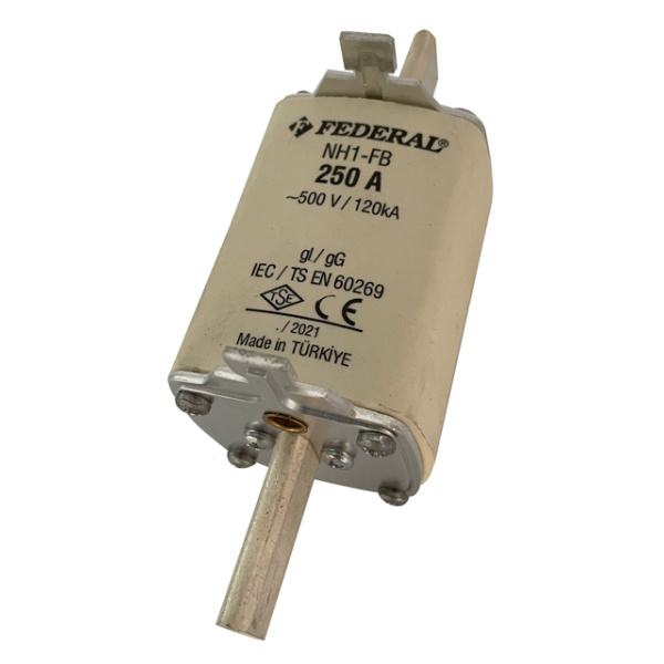 Запобіжник ножовий NH1 gG 250А 500Vac
