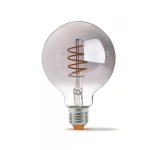LED лампа VIDEX Filament G95FGD 4W E27 2100K 220V (VL-G95FGD-04272) - Зображення 2