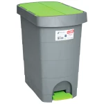 Відро з педаллю Planet Pelican 60 л сіро-зелене