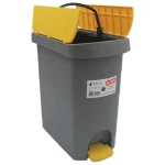 Відро з педаллю Planet Pelican 9 л сіро-жовте - Зображення 3