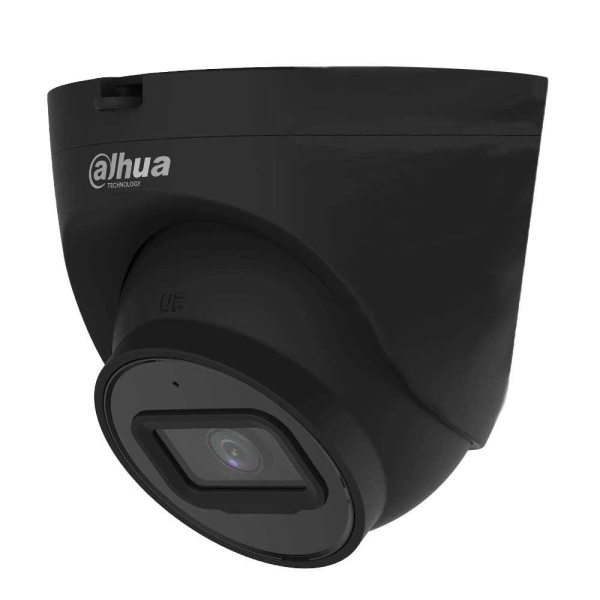 4MП купольна вулична/внутр відеокамера зі звуком чорна DH-IPC-HDW2431TP-AS-S2-BE ( 2.8 мм )