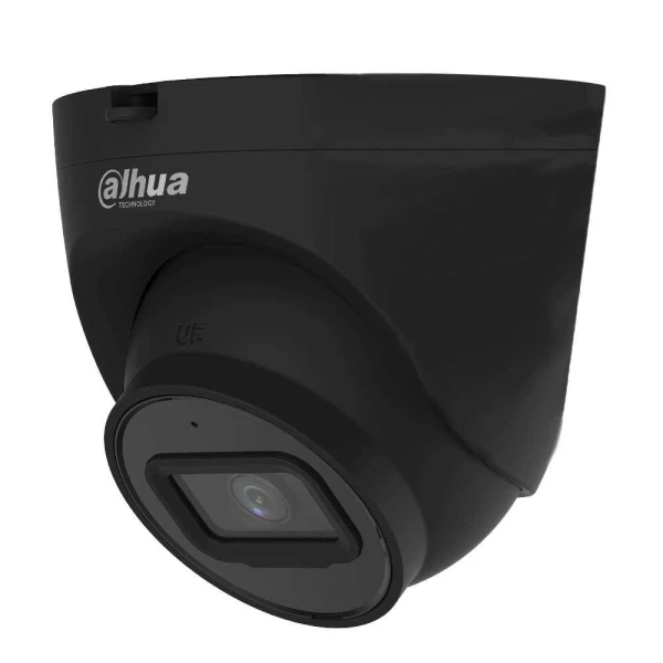 4MП купольна вулична/внутр відеокамера зі звуком чорна DH-IPC-HDW2431TP-AS-S2-BE ( 2.8 мм )